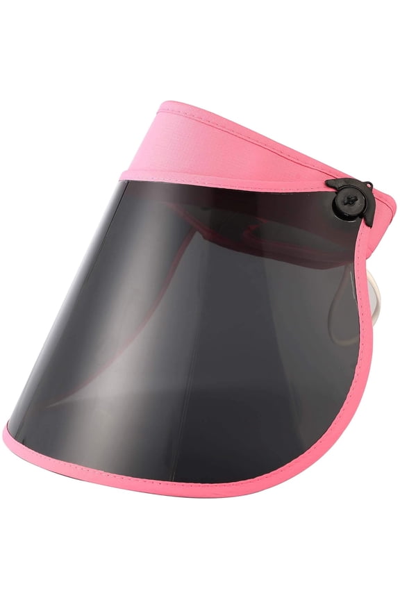 Sun Visors Hats Women Roll up Adjustable Outdoors Wide Brim Clear Visor Cap