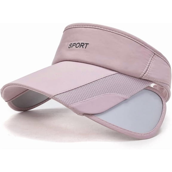 Sun Visors Hats for Women with Retractable Brim Golf Visor UV Protection Beach Cap Tennis Running Sport Hat Adjustable