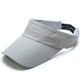 thumbnail image 1 of Sun Visors for Men Women Sports Baseball Caps Outdoor Running Hat Adjustable Breathable Lightweight, Grey, 1 of 2
