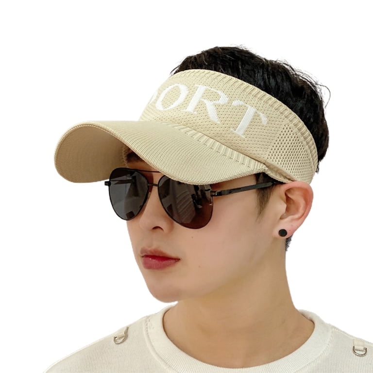 Unisex Sun Visors for Women Men Sports Sun Visor Hats Cotton Sun Zando USA Red White 4th of July Patriotic Hat Sun Visor Hats  main image 3