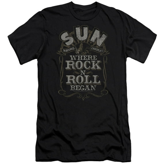 Sun - Where Rock Began - Premium Slim Fit Short Sleeve Shirt - Medium