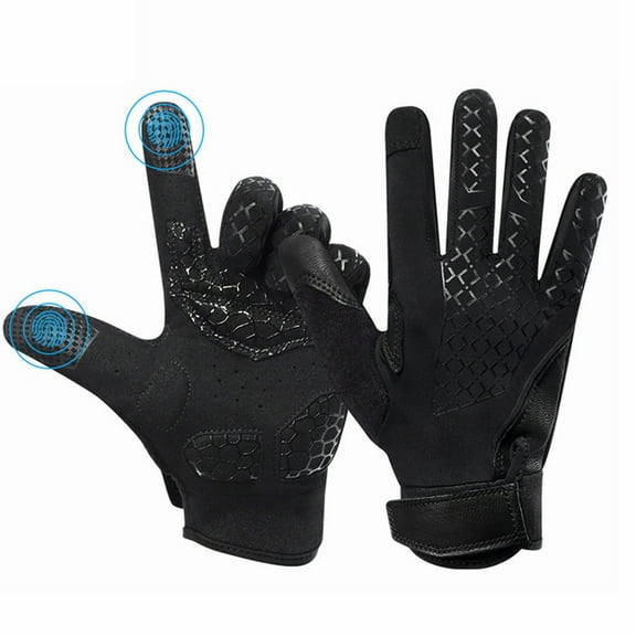 Sun Will Adult Sports Fitness Gloves, Anti-Slip Breathable Workout Gloves for Cycling Black S-2XL