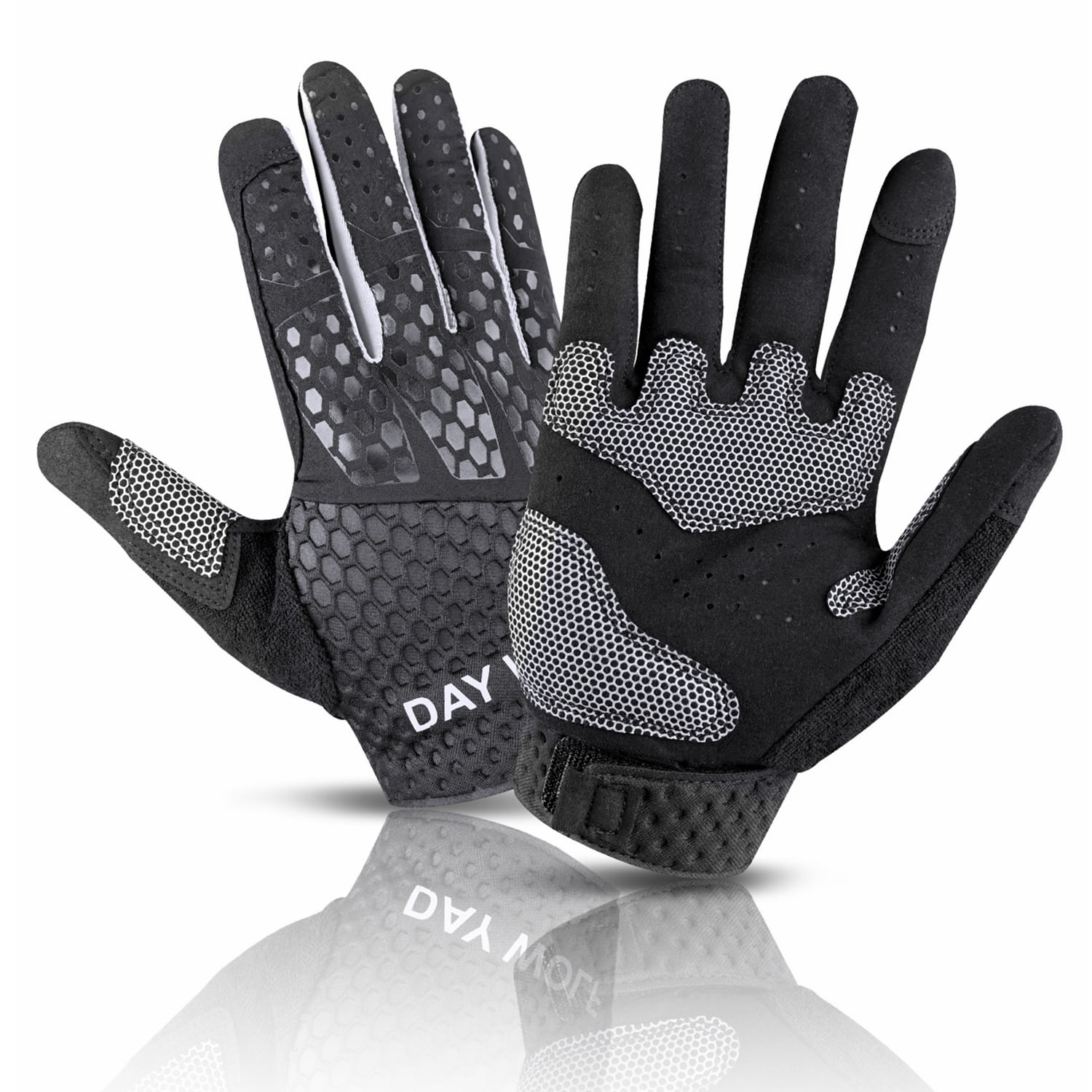Zefal Unisex Full Finger Athletic Bike Gloves Touch Screen Compatible Walmart