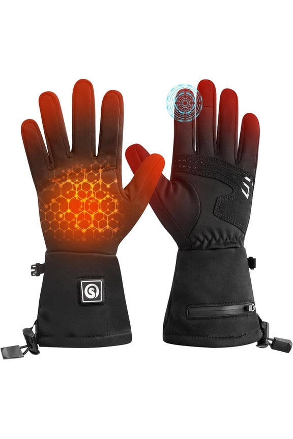 Heated Glove Liners for Men Women,Rechargeable Electric Battery Heating Riding Ski Snowboarding Hiking Cycling Hunting Thin Gloves Hand Warmer