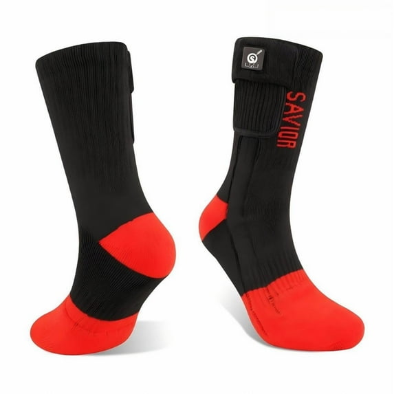 Sun Will Heated Socks for Men Women 2200mAh Rechargeable Electric Heating Socks for Skiing Hiking Camping Hunting S-XL