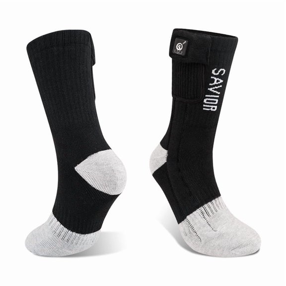 Sun Will Heated Socks for Men Women 2200mAh Rechargeable Electric Heating Socks for Skiing Hiking Camping Hunting S-XL