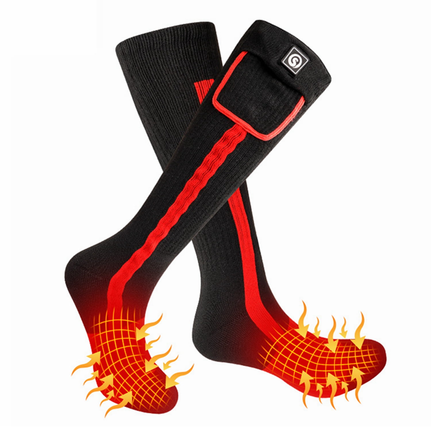 Sun Will Heated Socks for Men and Women,2200mAh Rechargeable Electric