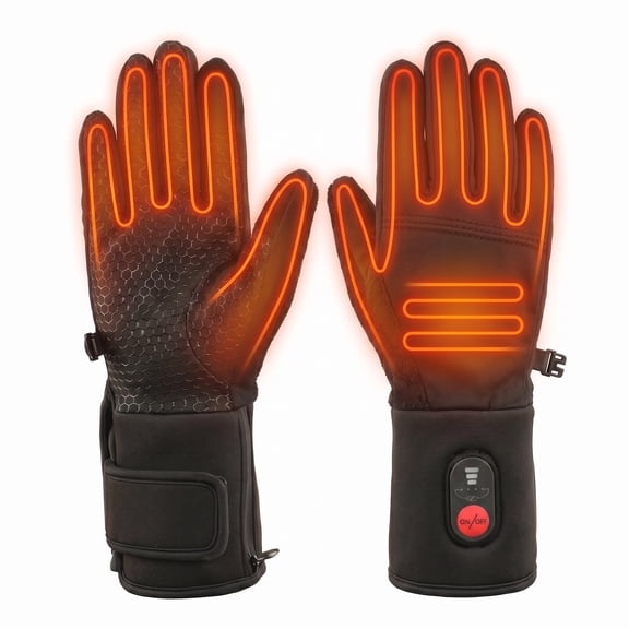 Sun Will Upgraded Heated Glove Liners for Men & Women, Thin Rechargeable Gloves with Graphene Heating, Touchscreen Compatible, Fast Charge Warmth for Winter Sports & Outdoor Use