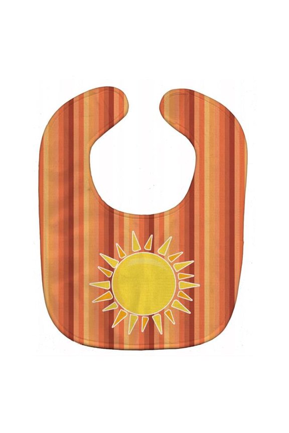 Sun With Stripes Baby Bib