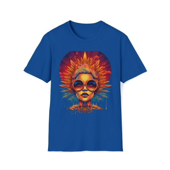 Sun Woman Unisex Softstyle T-Shirt Boho Hippie Chic Festival Inspired
