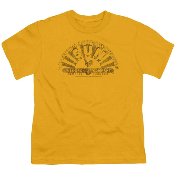 Sun - Worn Logo - Youth Short Sleeve Shirt - Small