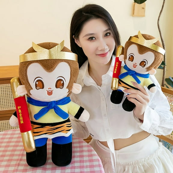 Sun Wukong Plush Doll Stuffed Toy 30/45cm Figure Game Anime Cute Soft Sofa Pillow Doll for Kids Christmas