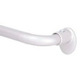 thumbnail image 1 of Sun Zero 5/8" Wrap Around Blackout Curtain Rod, 48-86”, Satin Silver, 1 of 11