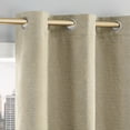thumbnail image 1 of Sun Zero Alaster Geometric Ogee 100% Blackout Grommet Curtain Panel, 40"x84", Taupe, 1 of 8