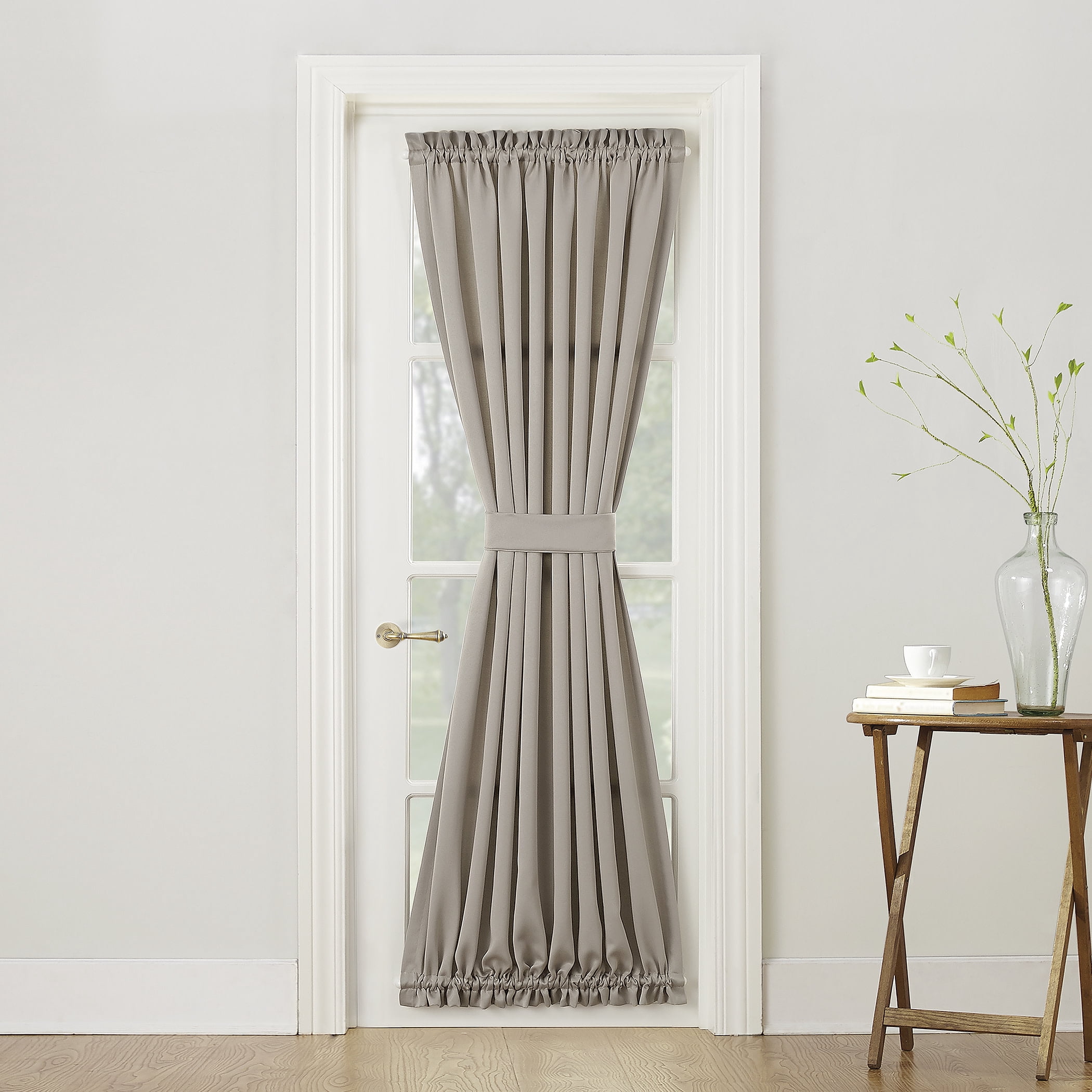 Sun Zero Bartlett Rod Pocket Room Darkening Window Door Panel, 54