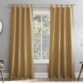 thumbnail image 1 of Sun Zero Brant Energy Saving Blackout Tab Top Curtain Panel, Gold, 40"W x 63"L (1 Panel), 1 of 8