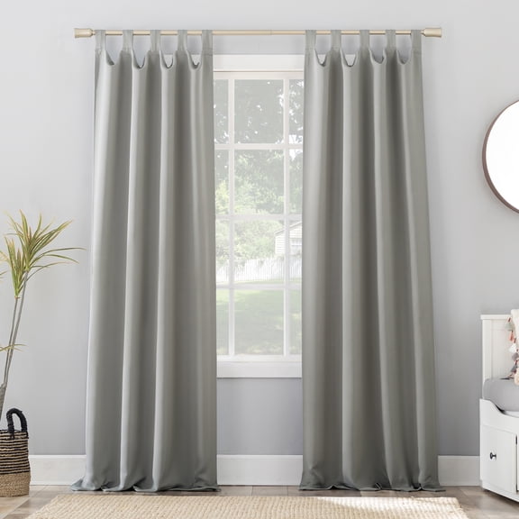Sun Zero Brant Energy Saving Blackout Tab Top Curtain Panel