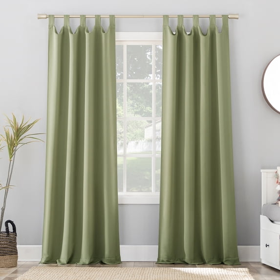 Sun Zero Brant Tab Top Blackout Window Panel