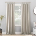 thumbnail image 1 of Sun Zero Brant Tab Top Energy Saving Blackout Window Curtain Panel, 40"X63", Gray, 1 of 9