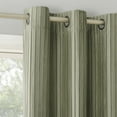 thumbnail image 1 of Sun Zero Cascade Pleated Velvet Blackout Grommet Curtain Panel, 40"X84", Sage Green, 1 of 7
