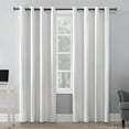 thumbnail image 1 of Sun Zero Columbia Thermal Insulated 100% Blackout Grommet Curtain , 50" X 95", White (Single Panel), 1 of 8