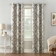 thumbnail image 1 of Sun Zero Cooper Textured Thermal-Lined Blackout Energy-Efficient Grommet Curtain Panel, 40"X84", Gray (Single Panel), 40"X84", Gray, 1 of 6