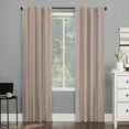 thumbnail image 1 of Sun Zero Cyrus 1-Piece  Thermal 100% Blackout  Back Tab/Rod Pocket Curtain Panel, Blush, 40”W x 96"L, 1 of 8
