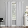 thumbnail image 1 of Sun Zero Cyrus Thermal 100% Blackout Back Tab Curtain Panel, 40"X96", White, 1 of 8