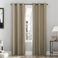 thumbnail image 1 of Sun Zero Cyrus Thermal 100% Blackout Grommet Curtain Panel, 40"X84", Stone, 1 of 11
