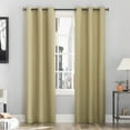 thumbnail image 1 of Sun Zero Cyrus Thermal 100% Blackout Grommet Curtain Panel, 40"x96", Soft Gold, 1 of 8