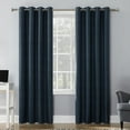 thumbnail image 1 of Sun Zero Duran Thermal Insulated 100% Blackout Grommet Curtain Panel, 50"X108", Navy Blue (Single Panel), 1 of 8