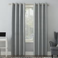 thumbnail image 1 of Sun Zero Duran Thermal Insulated 100% Blackout Grommet Curtain Panel, 50"X84", Silver Gray (Single Panel), 1 of 9