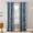 Blue, variant on Sun Zero Cooper Textured Thermal-Lined Blackout Energy-Efficient Grommet Curtain Panel, 40"X84", White (Single Panel), 40"X84", White