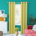 thumbnail image 1 of Sun Zero Harper Bright Vibes 100% Blackout Grommet Curtain Panel, 40"X63", Sunflower Yellow, 40"X63", Sunflower Yellow, 1 of 10