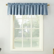 Sun Zero Kylee Rod Pocket Room Darkening Window Valance