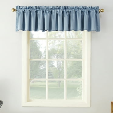 Sun Zero Kylee Rod Pocket Room Darkening Window Valance