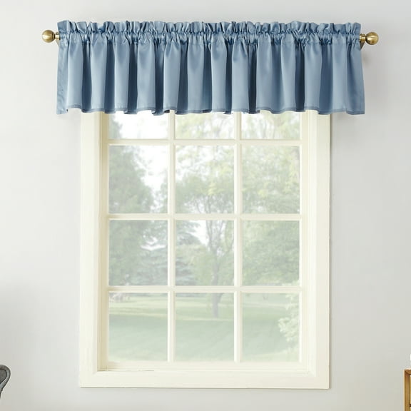 Sun Zero Kylee Rod Pocket Room Darkening Window Valance