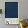 thumbnail image 1 of Sun Zero Langley 100% Blackout Cordless Roller Shade, 27"x72", Navy Blue, 1 of 6