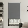 thumbnail image 1 of Sun Zero Langley 100% Blackout Cordless Roller Shade, 48"x72", Gray, 1 of 6