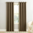thumbnail image 1 of Sun Zero Madison Room Darkening Grommet Curtain Panel, 54"x54", Mocha, 1 of 3