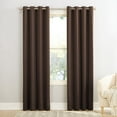thumbnail image 1 of Sun Zero Madison Room-Darkening Grommet Curtain Panel, 54"x63", Chocolate, 1 of 7