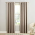 thumbnail image 1 of Sun Zero Madison Room-Darkening Grommet Curtain Panel, 54"X63", Stone, 1 of 8