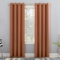 thumbnail image 1 of Sun Zero Madison Room Darkening Grommet Curtain Panel, 54"x84", Orange, 1 of 3