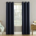 thumbnail image 1 of Sun Zero Millennial Arya Room Darkening Grommet Curtain Panel, 40"X95", Navy Blue, 40"X95", Navy, 1 of 7