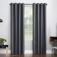 thumbnail image 1 of Sun Zero Noir 84-Inch Grommet Window Curtain Panel in Charcoal, 1 of 3
