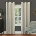 thumbnail image 1 of Sun Zero Nolan Energy Efficient Blackout Grommet Curtain Panel, 40"X108", Pearl, 1 of 9