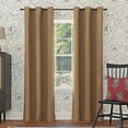 thumbnail image 1 of Sun Zero Nolan Energy Efficient Blackout Grommet Curtain Panel, 40"x108", Taupe, 1 of 11