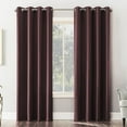 thumbnail image 1 of Sun Zero Nolan Energy Saving Blackout Grommet Curtain Panel, 54"X95", Merlot Red, 1 of 9