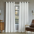 thumbnail image 1 of Sun Zero Oslo Extreme 100% Blackout Grommet Curtain Panel, 52"X108", White, 1-Piece Single Panel, 1 of 10
