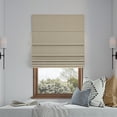 thumbnail image 1 of Sun Zero Pryer 1-Piece Textured 100% Blackout Cordless Roman Shade, 33"X64", Stone, 1 of 8